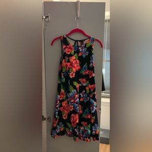 Aqua Scuba Fit and Flare Dress